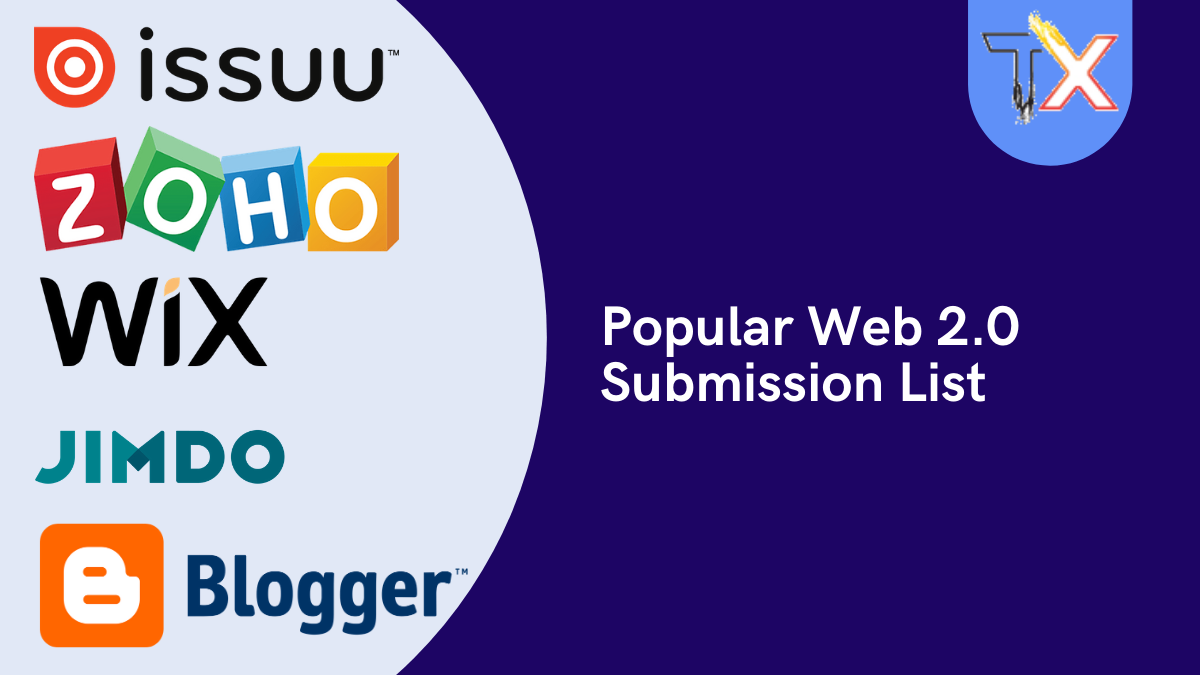 Popular Web 2.0 Submission List