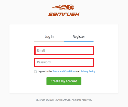 SEMrush-free-trial-registration