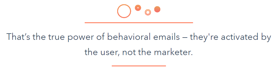 behavioral email impacts